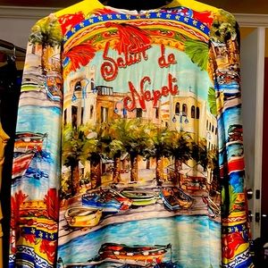 Beautiful does Dolce&Gabbana dress  Saluti Da Napoli silk lightweight